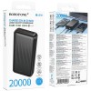 Портативний ЗП Power Bank Borofone BJ80A Clever 22.5W+PD20W 20000 mAh Black