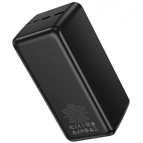 Портативний ЗП Power Bank Borofone BJ80C Clever 22.5W+PD20W 50000 mAh Black Портативний ЗП Power Bank Borofone BJ80C Clever 22.5W+PD20W 50000 mAh Black
