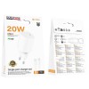 МЗП Borofone BA103A Pudding PD20W (1USB-C) + кабель Type-C to Type-C White