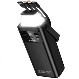 Портативное ЗУ Power Bank Borofone BJ65 High 22.5W+PD20W with cable 30000 mAh Black