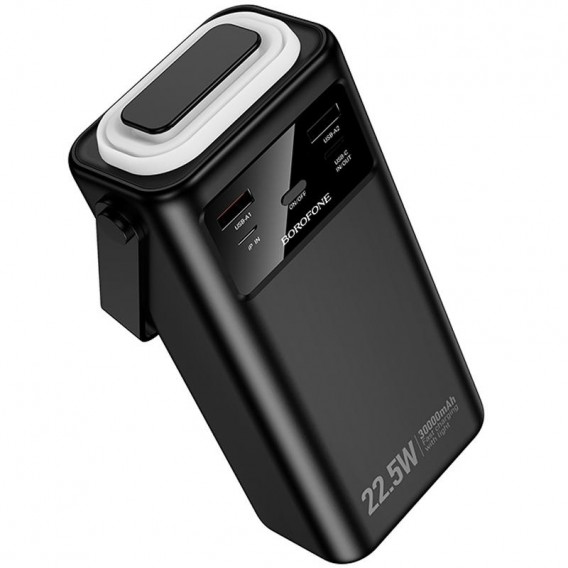 Портативний ЗП Power Bank Borofone BJ65 High 22.5W+PD20W with cable 30000 mAh Black Портативний ЗП Power Bank Borofone BJ65 High 22.5W+PD20W with cable 30000 mAh Black