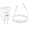МЗП Borofone BA109A Star PD40W (1USB-C) + кабель Type-C to Type-C White