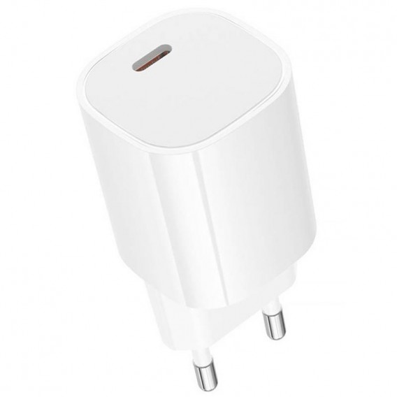 МЗП Borofone BA103A Pudding PD20W (1USB-C) + кабель Type-C to Lightning White МЗП Borofone BA103A Pudding PD20W (1USB-C) + кабель Type-C to Lightning White