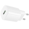 МЗП Borofone BA102A Pudding QC3.0 (1USB-A) + кабель USB to MicroUSB White