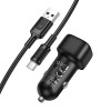АЗП Borofone BZ34 Cloud QC3.0 (1USB-A) + кабель USB to Type-C Black