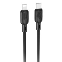 Дата кабель Borofone BX113 Lenny Type-C to Lightning 27W (2m) Black Дата кабель Borofone BX113 Lenny Type-C to Lightning 27W (2m) Black