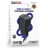 МЗП Borofone BAS85A Star PD30W+QC3.0 (1USB-A/1C) Black