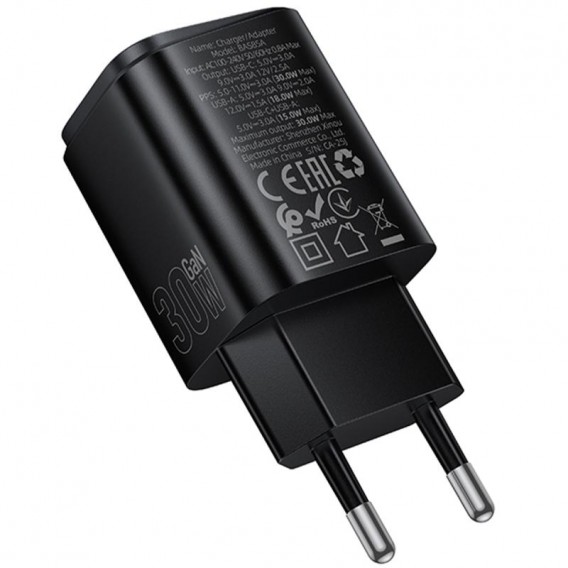 МЗП Borofone BAS85A Star PD30W+QC3.0 (1USB-A/1C) Black