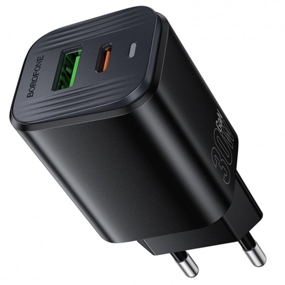 МЗП Borofone BAS85A Star PD30W+QC3.0 (1USB-A/1C) Black