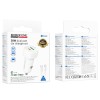 АЗП Borofone BZ34B Cloud PD20W+QC3.0 total 38W (1USB-A/1C) + кабель Type-C to Type-C White