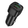 АЗП Borofone BZ34B Cloud PD20W+QC3.0 total 38W (1USB-A/1C) Black