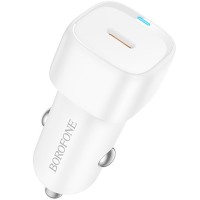 Автомобильное зарядное устройство Borofone BZ34A Cloud 20 Вт PD, USB-C, белый