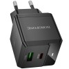 МЗП Borofone BN19 Intenso PD20W+QC3.0 (1USB-A/1C) Black