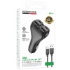 АЗП Borofone BZ35 Leader PD15W+QC3.0 total 30W (2USB-A/2C) + кабель USB to Lightning Black