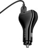 АЗП Borofone BZ35 Leader PD15W+QC3.0 total 30W (2USB-A/2C) + кабель USB to Lightning Black