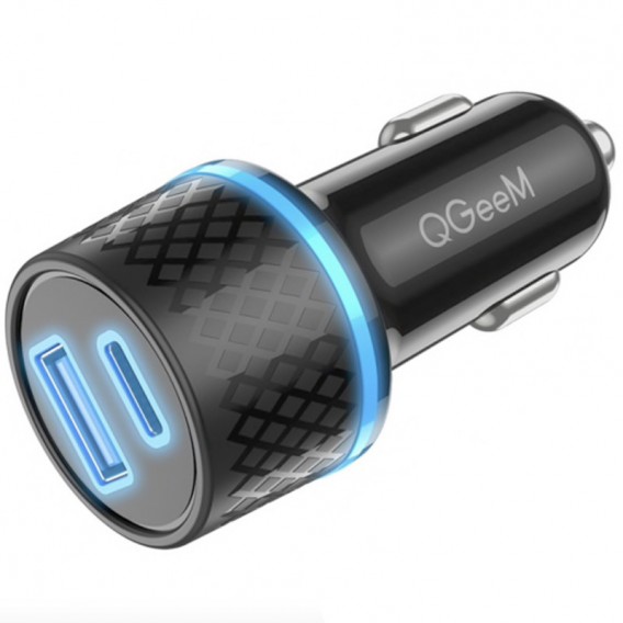 АЗП Borofone BZ21 Brilliant 48W PD30W+QC3.0 (1Type-C/1USB) Black