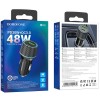 АЗП Borofone BZ21 Brilliant 48W PD30W+QC3.0 (1Type-C/1USB) Black