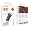 АЗП Borofone BZ32A Fresh PD30W+QC3.0 (1USB-A/1C) Metal gray