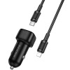 АЗП Borofone BZ34A Cloud PD20W (1USB-C) + кабель Type-C to Lightning Black