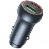 АЗП Borofone BZ32B Fresh PD30W+QC3.0 total 48W (1USB-A/1C) Metal gray АЗП Borofone BZ32B Fresh PD30W+QC3.0 total 48W (1USB-A/1C) Metal gray