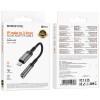 Перехідник Borofone BV24 Graceful Lightning to 3.5mm Metal grey