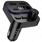 АЗП FM модулятор Borofone BC61 Ocean PD30W+QC3.0 total 45W (2USB-A/1C) Black АЗП FM модулятор Borofone BC61 Ocean PD30W+QC3.0 total 45W (2USB-A/1C) Black