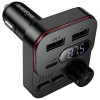 АЗП FM модулятор Borofone BC61 Ocean PD30W+QC3.0 total 45W (2USB-A/1C) Black