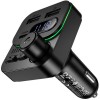 АЗП FM модулятор Borofone BC61 Ocean PD30W+QC3.0 total 45W (2USB-A/1C) Black
