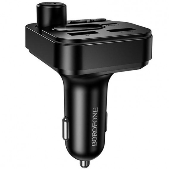 АЗП FM модулятор Borofone BC61 Ocean PD30W+QC3.0 total 45W (2USB-A/1C) Black АЗП FM модулятор Borofone BC61 Ocean PD30W+QC3.0 total 45W (2USB-A/1C) Black