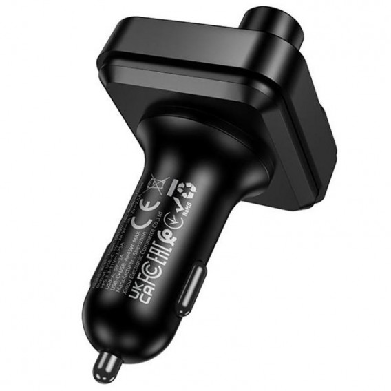 АЗП FM модулятор Borofone BC61 Ocean PD30W+QC3.0 total 45W (2USB-A/1C) Black АЗП FM модулятор Borofone BC61 Ocean PD30W+QC3.0 total 45W (2USB-A/1C) Black