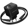 МЗП Borofone BN18 Intenso PD20W (1USB-C) + кабель Type-C to Type-C Black