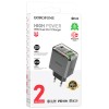 МЗП Borofone BN20 Lena PD35W+QC3.0 (1USB-A/1C) Metal gray