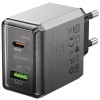 МЗП Borofone BN20 Lena PD35W+QC3.0 (1USB-A/1C) Metal gray