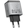 МЗП Borofone BN20 Lena PD35W+QC3.0 (1USB-A/1C) Metal gray