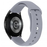 Силиконовый ремешок Sport для Smart Watch 22mm Серый / Gray