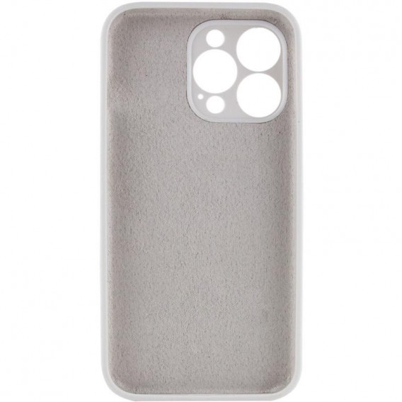 Чохол Silk Full Camera Protective (AA) NO LOGO для Apple iPhone 13 Pro Max (6.7") Білий / White Чохол Silk Full Camera Protective (AA) NO LOGO для Apple iPhone 13 Pro Max (6.7") Білий / White