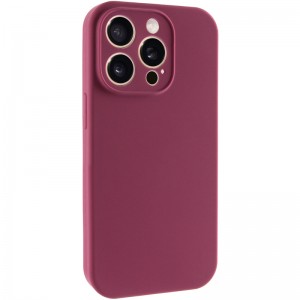 Чохол Silk Full Camera Protective (AA) NO LOGO для Apple iPhone 13 Pro Max (6.7") Бордовий / Plum