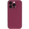 Чохол Silk Full Camera Protective (AA) NO LOGO для Apple iPhone 13 Pro Max (6.7") Бордовий / Plum
