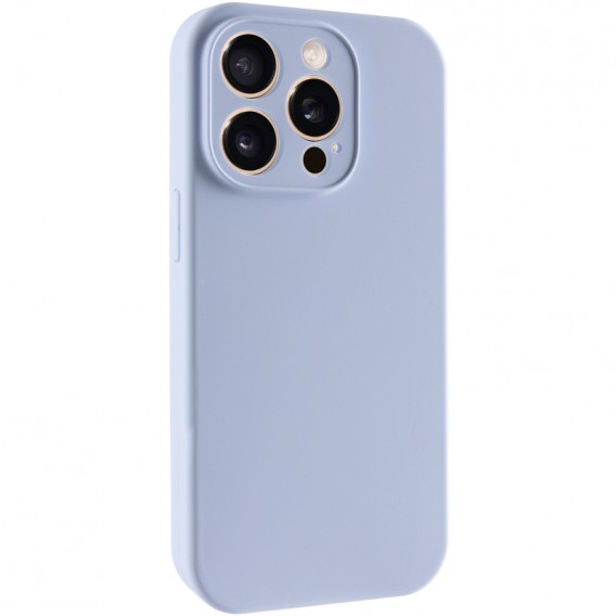 Чохол Silk Full Camera Protective (AA) NO LOGO для Apple iPhone 13 Pro Max (6.7") Блакитний / Lilac Blue