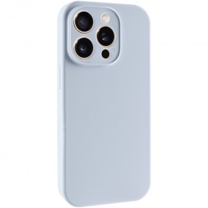 Чохол для iPhone 13 Pro Max Epik Silk Full Camera Protective (AA) NO LOGO, силікон, Блакитний / Sweet Blue Чохол для iPhone 13 Pro Max Epik Silk Full Camera Protective (AA) NO LOGO, силікон, Блакитний / Sweet Blue