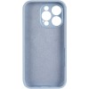 Чохол Silk Full Camera Protective (AA) NO LOGO для Apple iPhone 13 Pro Max (6.7") Блакитний / Sweet Blue