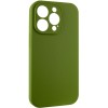Чохол Silk Full Camera Protective (AA) NO LOGO для Apple iPhone 13 Pro Max (6.7") Зелений / Dark Olive