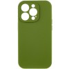 Чохол Silk Full Camera Protective (AA) NO LOGO для Apple iPhone 13 Pro Max (6.7") Зелений / Dark Olive