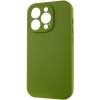 Чохол Silk Full Camera Protective (AA) NO LOGO для Apple iPhone 13 Pro Max (6.7") Зелений / Dark Olive
