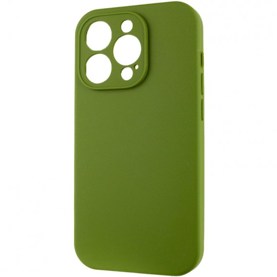 Чохол Silk Full Camera Protective (AA) NO LOGO для Apple iPhone 13 Pro Max (6.7") Зелений / Dark Olive Чохол Silk Full Camera Protective (AA) NO LOGO для Apple iPhone 13 Pro Max (6.7") Зелений / Dark Olive