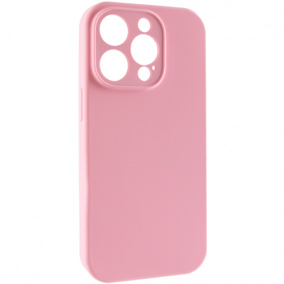 Чохол Silk Full Camera Protective (AA) NO LOGO для Apple iPhone 13 Pro Max (6.7") Рожевий / Light pink