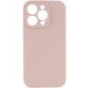 Чохол Silk Full Camera Protective (AA) NO LOGO для Apple iPhone 13 Pro Max (6.7") Рожевий / Pink Sand