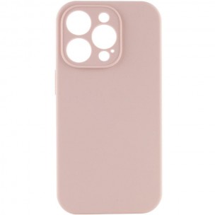 Чохол для iPhone 13 Pro Max Epik Silk Full Camera Protective (AA) NO LOGO, силікон, Рожевий / Pink Sand