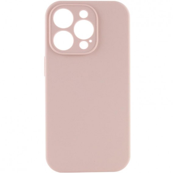 Чохол Silk Full Camera Protective (AA) NO LOGO для Apple iPhone 13 Pro Max (6.7") Рожевий / Pink Sand