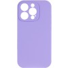Чохол Silk Full Camera Protective (AA) NO LOGO для Apple iPhone 13 Pro Max (6.7") Бузковий / Dasheen